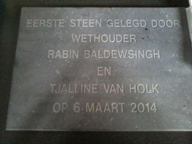 Eerste Steenlegging Hofkas 2014